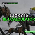 how to calculate a lucky 15 bet